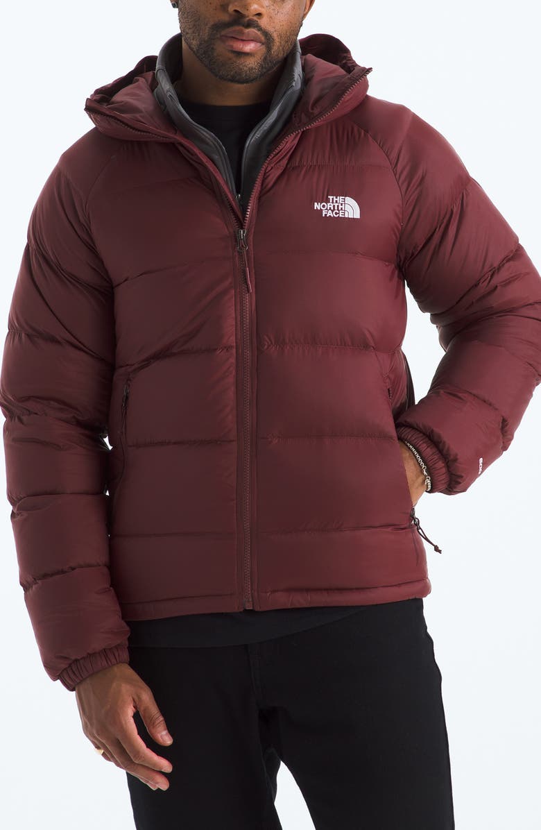 The North Face Hydrenalite Water Repellent 600 Fill Power Down Jacket, Main, color, Sumac