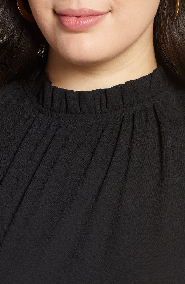 Halogen<sup>®</sup> Ruffle Neck Sleeveless Blouse, Alternate, color,