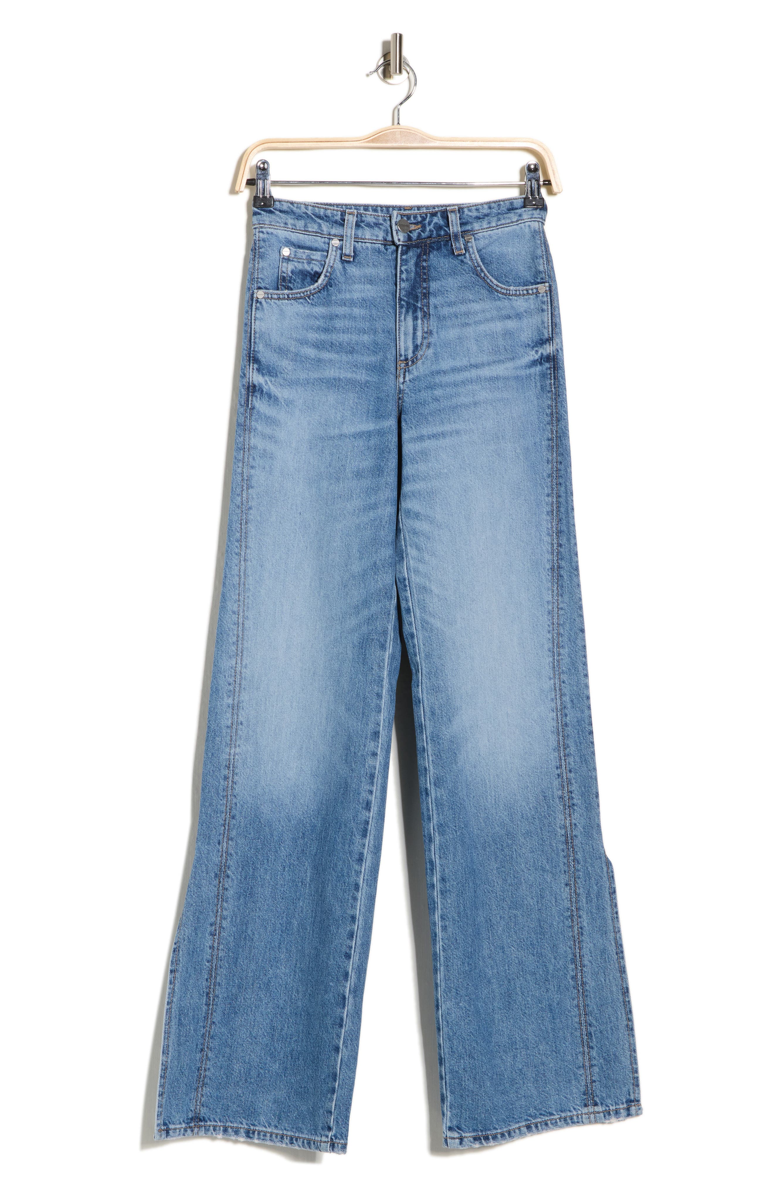 TWP Tangled Up in Blue Flare Leg Jeans