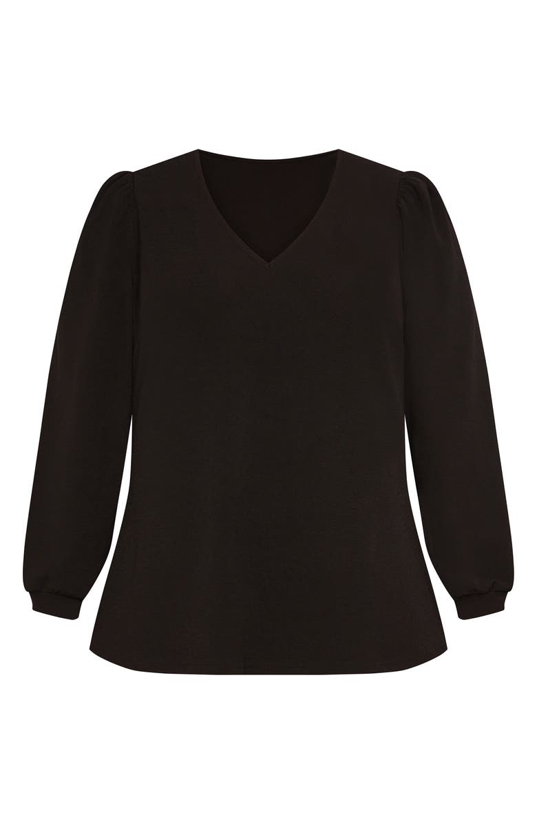 City Chic Quiero Long Sleeve Knit Top, Alternate, color, 