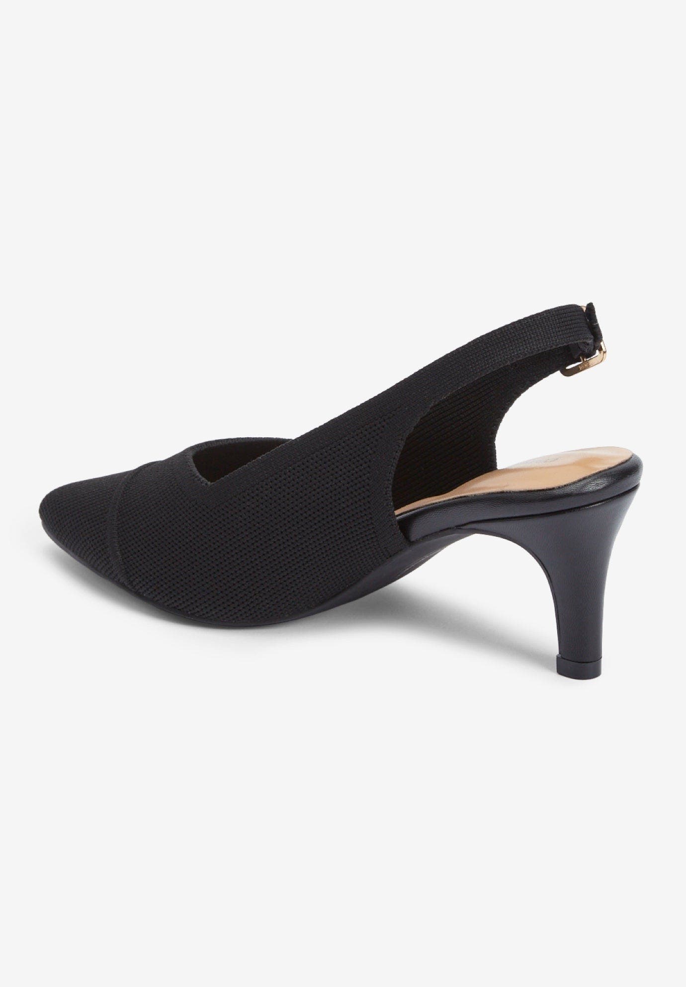 Comfortview The Karoline Sling Back, Alternate, color, Black