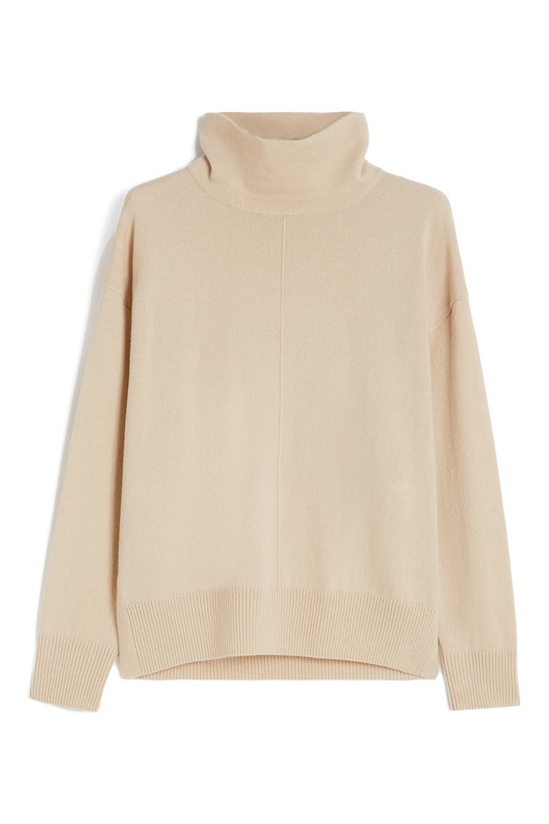 Scrivia Wool & Cashmere Turtleneck Sweater, Alternate, color, BEIGE