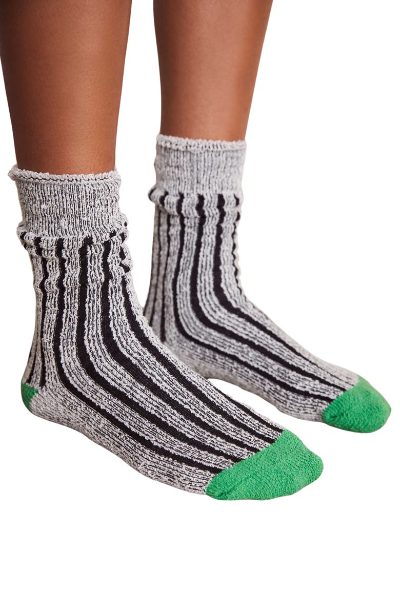 Free People Inside Out Plush Crew Socks, Main, color,