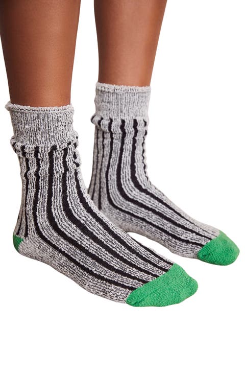 Inside Out Plush Crew Socks