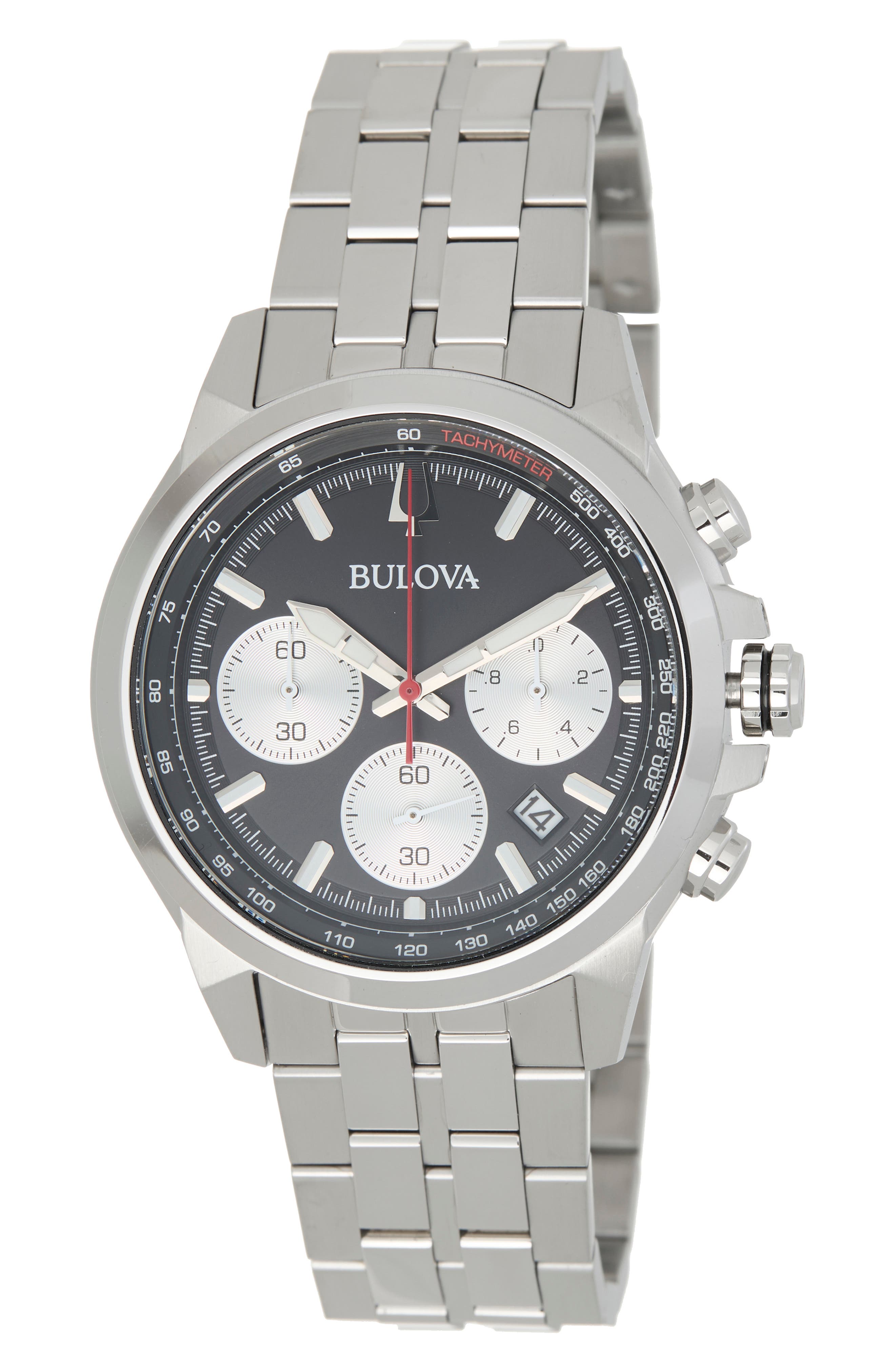BULOVA Classic Chronograph Bracelet Watch, 45mm