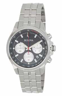 BULOVA Classic Chronograph Bracelet Watch, 45mm