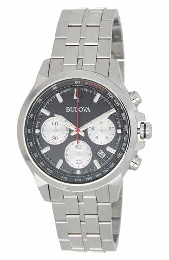 BULOVA Classic Chronograph Bracelet Watch, 45mm