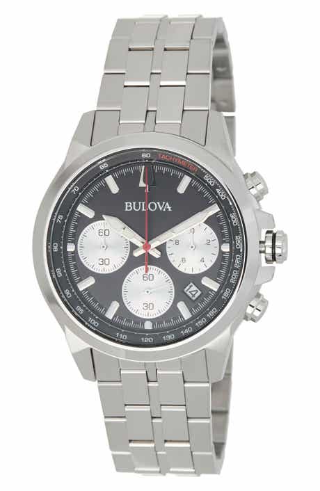 BULOVA Classic Chronograph Bracelet Watch, 45mm