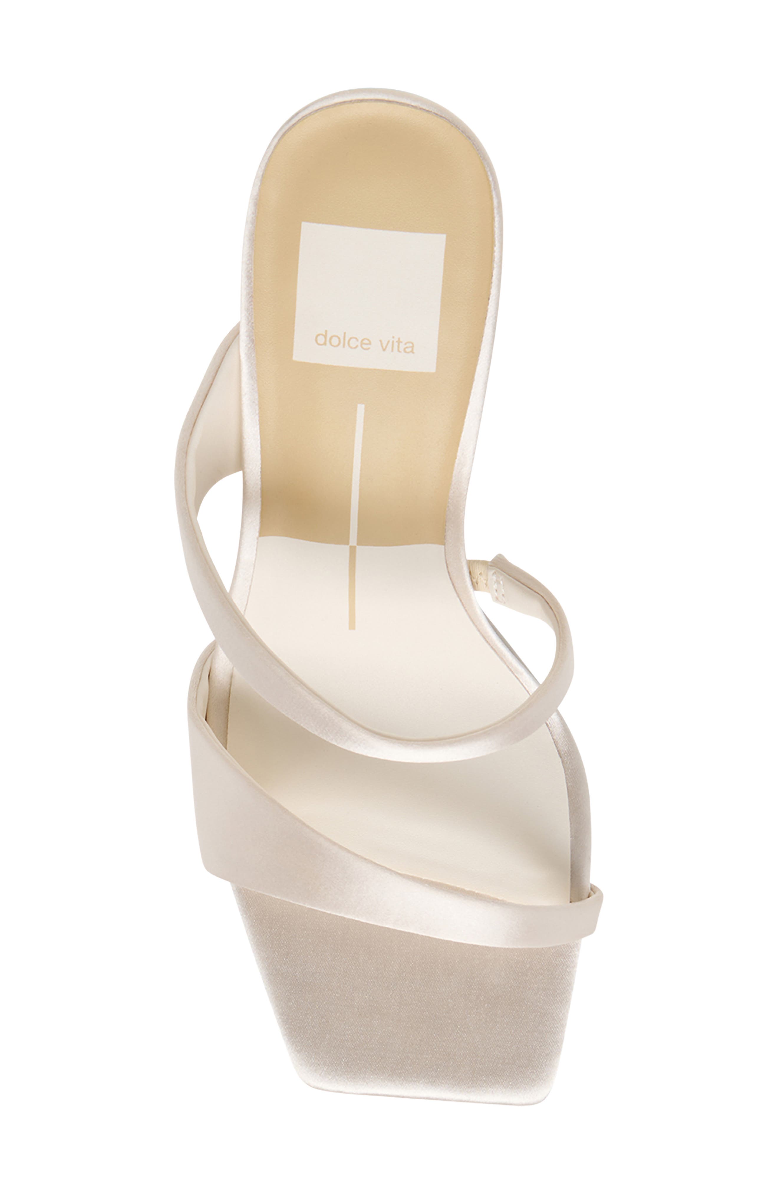 Icelyn Slide Sandal, Alternate, color, IVORY SATIN