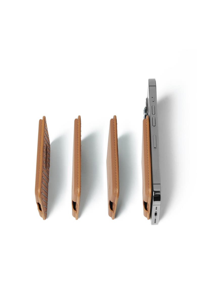 Full Leather MagSafe Wallet for iPhone, Alternate, color, Dark Tan