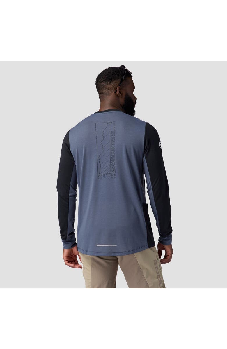 Backcountry Slickrock Drirelease Long-Sleeve Tech T-Shirt - Men
s, Alternate, color, Black/Turbulence