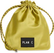 PLAN C Satin Bucket Bag