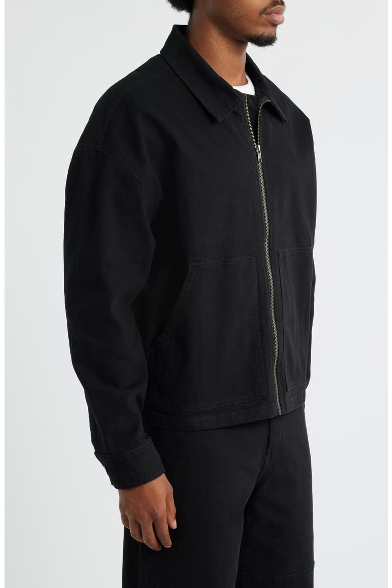 Canvas Workwear Jacket, Alternate, color, BLACK