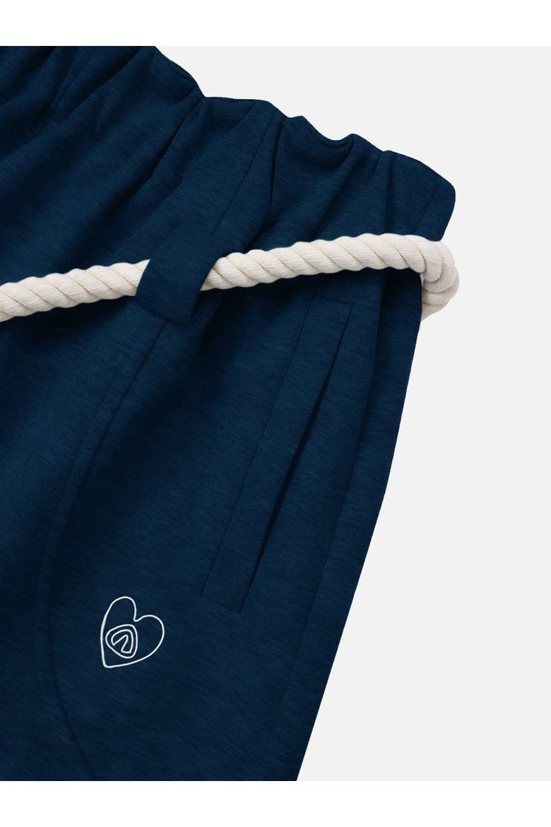 Super Baggy Barrel Sweatpants, Alternate, color, Navy Blue