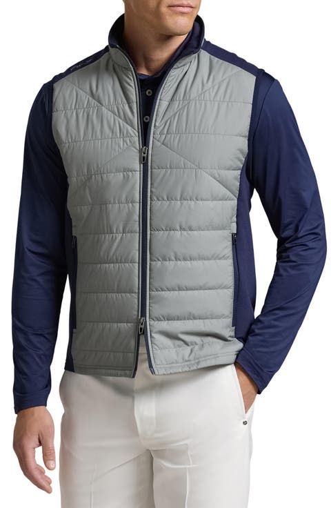 Performance Quilted Mixed Media Vest