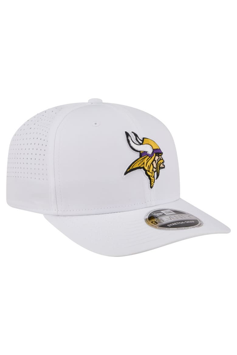 Men's New Era White Minnesota Vikings Name Plate 9SEVENTY Adjustable Hat, Alternate, color, White