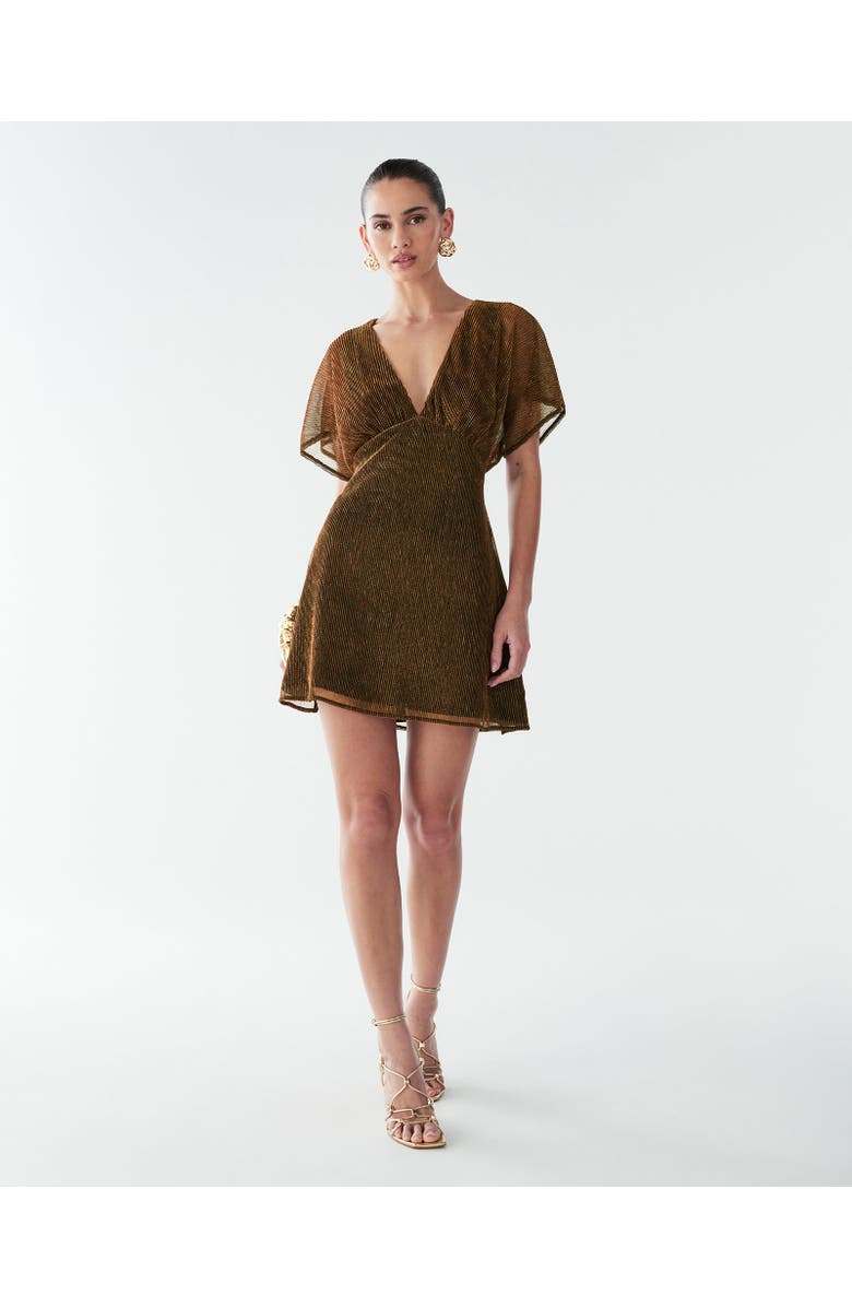 BWLDR Serla Mini Dress, Alternate, color, Copper