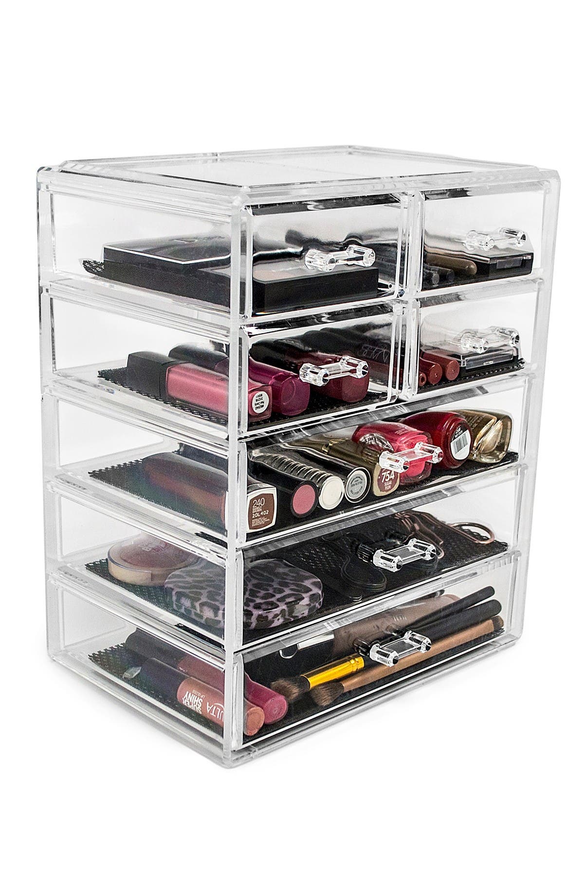 SORBUS Acrylic 7 Drawer Cosmetics Makeup & Jewelry Storage Case Display