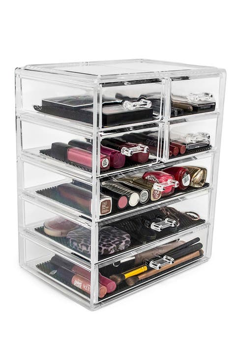Acrylic 7 Drawer Cosmetics Makeup & Jewelry Storage Case Display