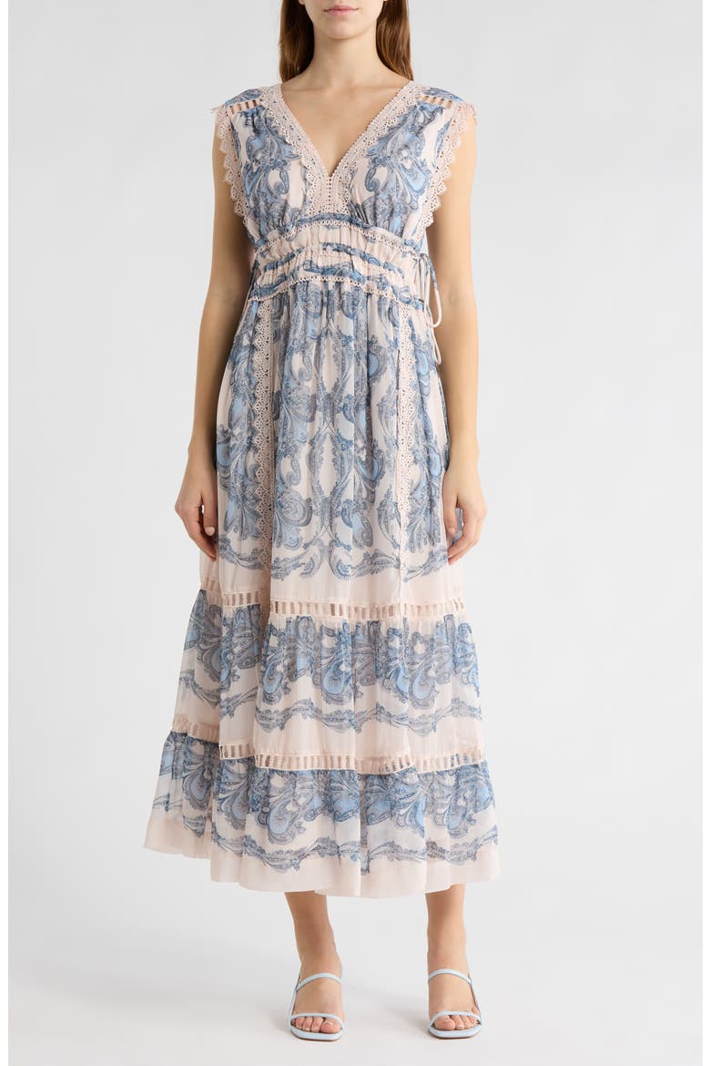 Xanthe Maxi Dress, Main, color, LITA SOFT BLUE