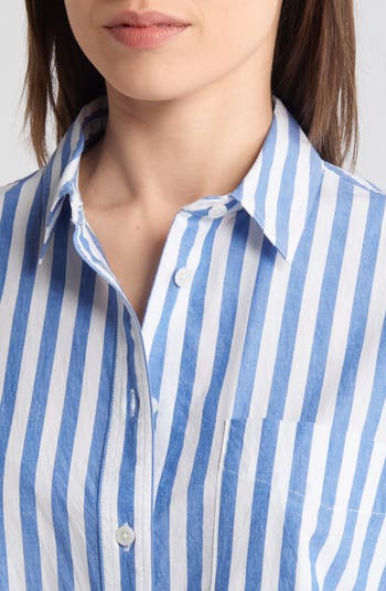 Signature Oversize Button-Up Shirt