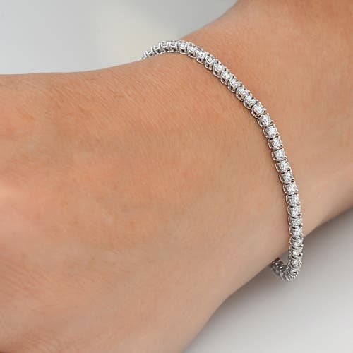 Bliss Diamond 5ct Diamond Tennis Bracelet 14k Gold Lab Grown 7" In 14k White Gold
