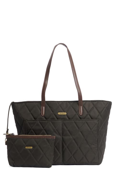 Quilted Nylon Tote