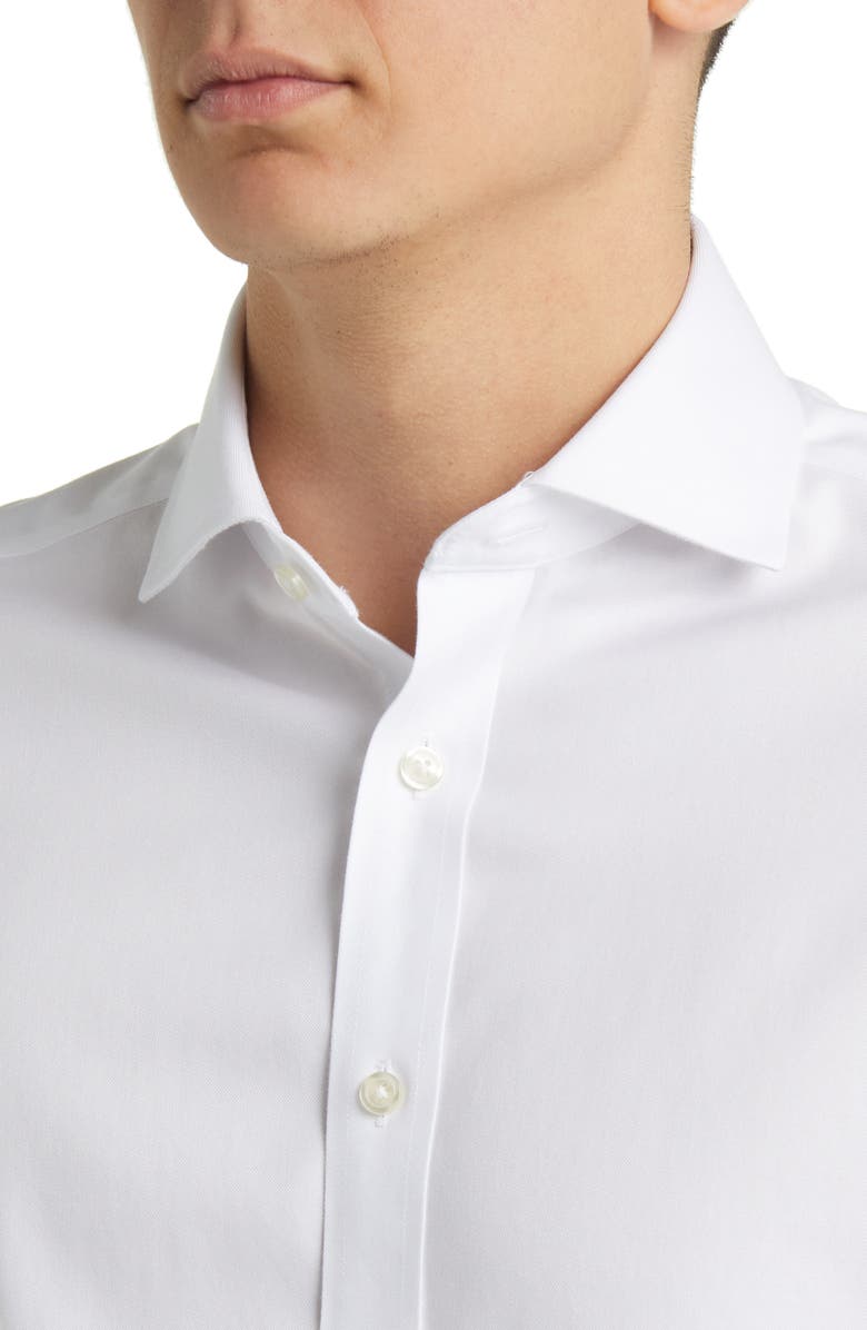Charles Tyrwhitt Slim Fit Non-Iron Solid Twill Dress Shirt, Alternate, color, 