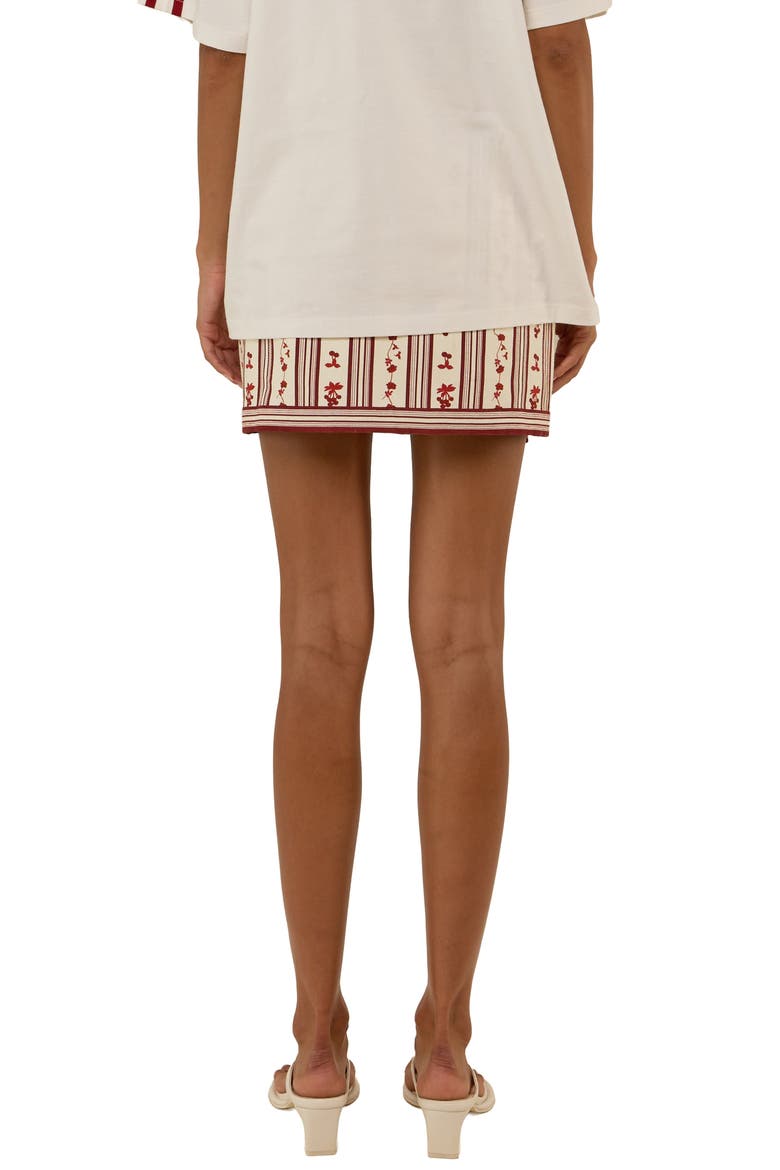Rex Wrap Skirt, Alternate, color, Raye Fleur
