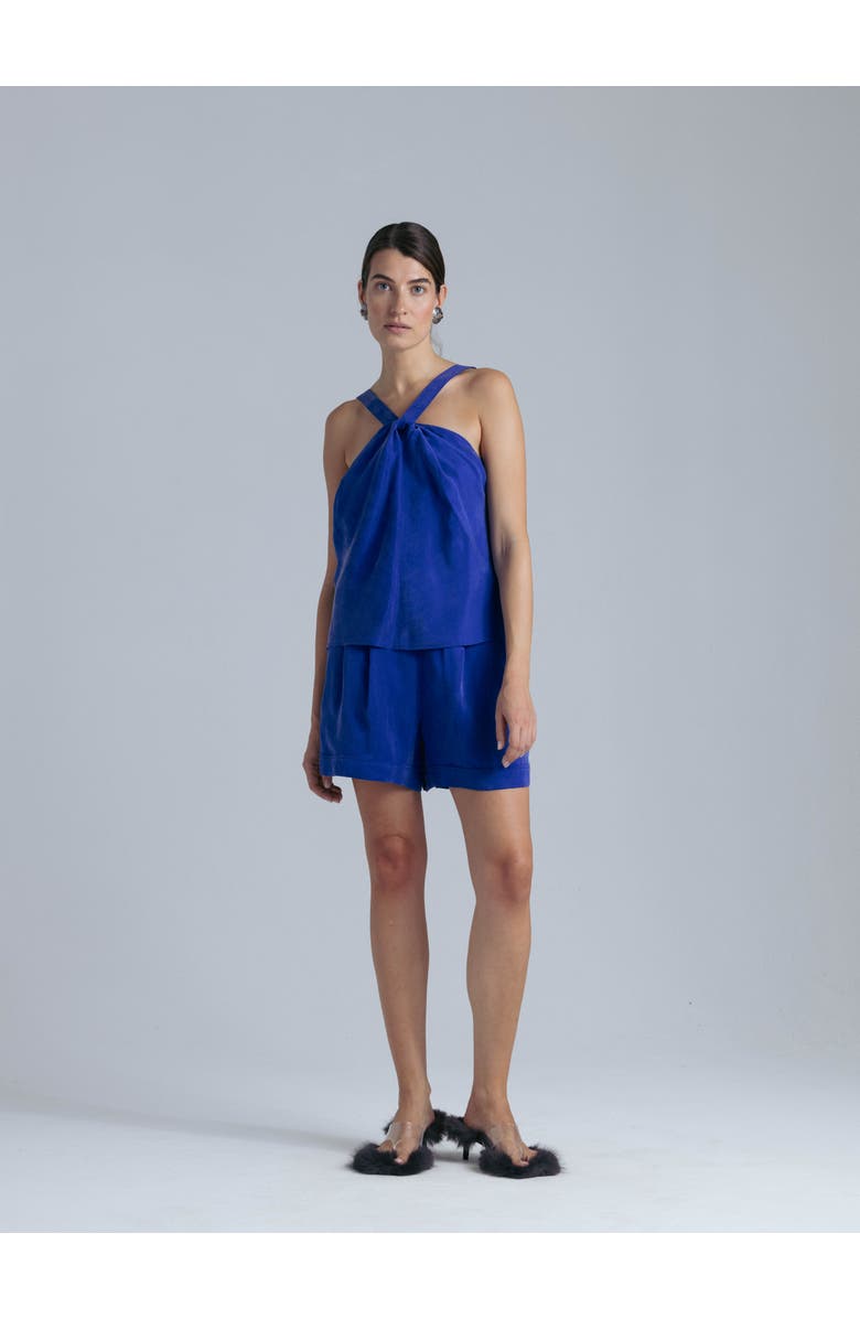 Alas Cupro Top, Alternate, color, Blue