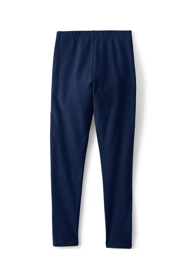 Girls Tough Cotton Novelty Leggings, Alternate, color, Deep Sea Navy
