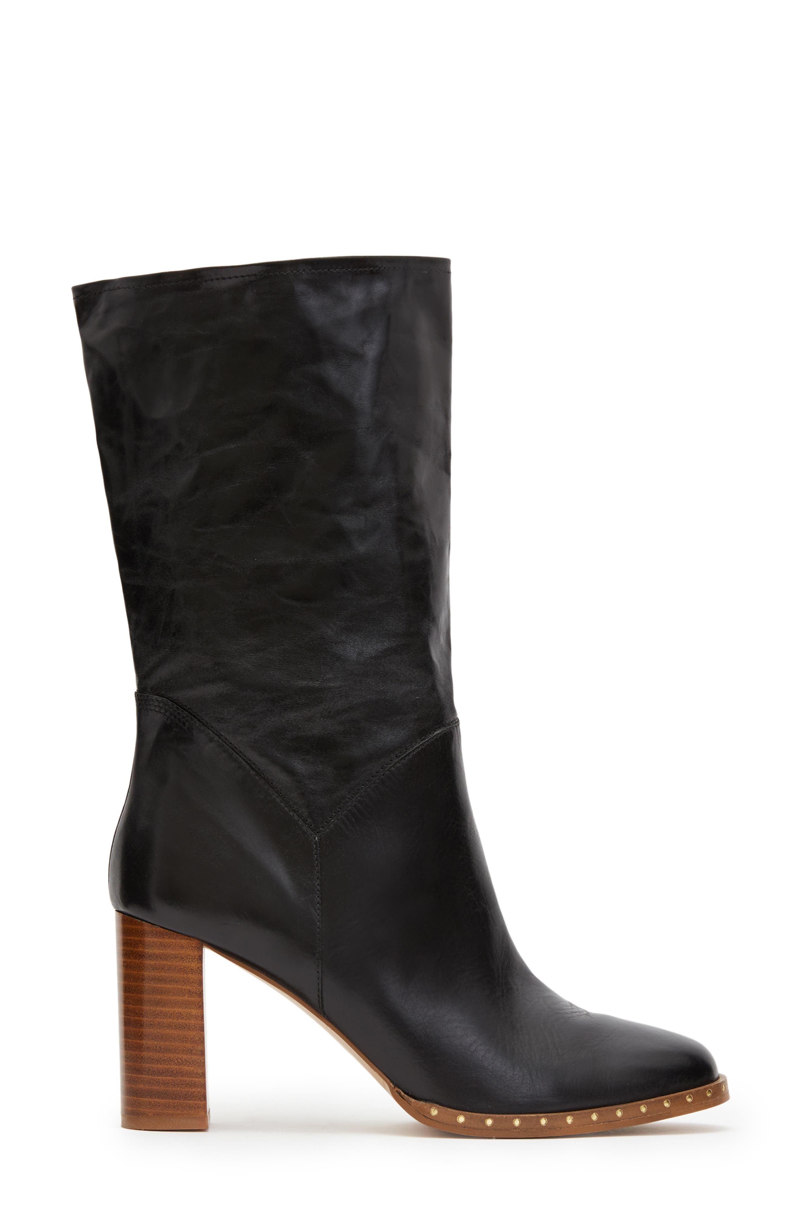 AllSaints Mille Block Heel Boot, Alternate, color, 