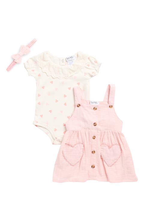 Three-Piece Heart Jumper Dress Set (Baby)