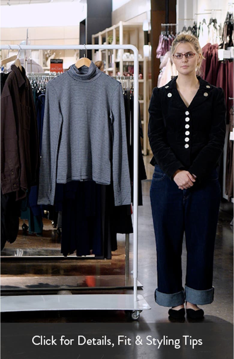 Feather Cloud Layering Turtleneck Top, sales video thumbnail