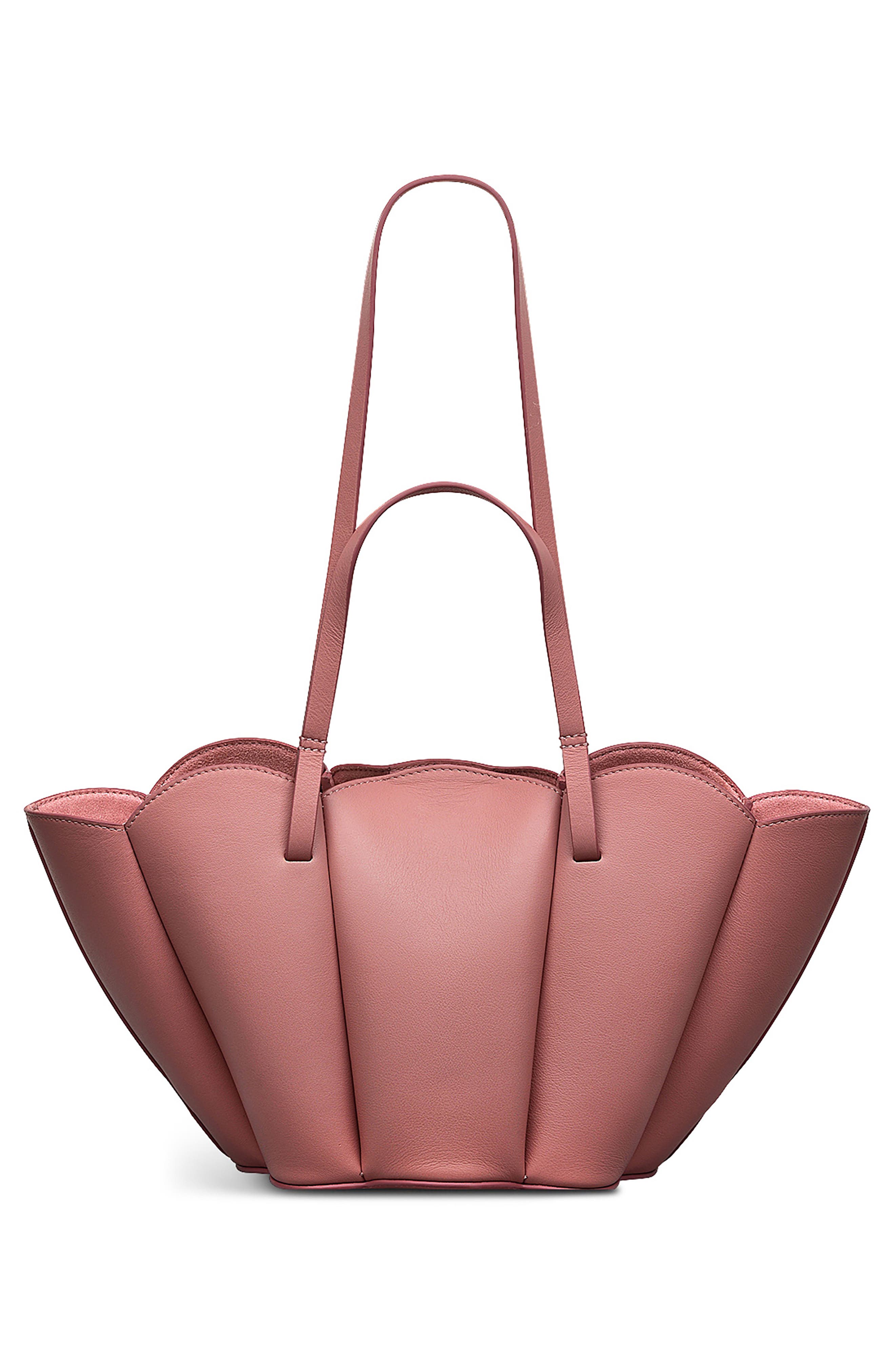 Radley x Kentucky Derby Lily Small Leather Tote, Alternate, color, Sienna Pink