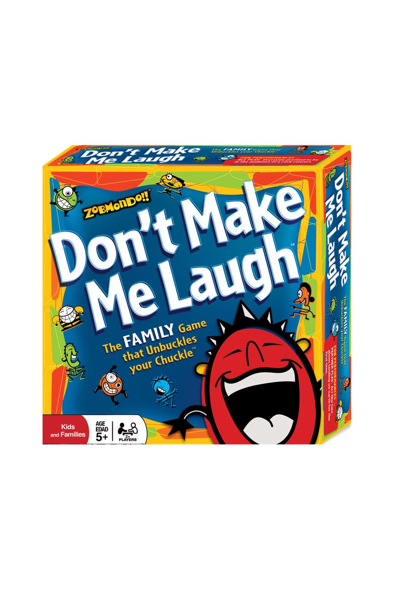 Don't Make Me Laugh! Silly Charades Party Game, Main, color, Multicolored