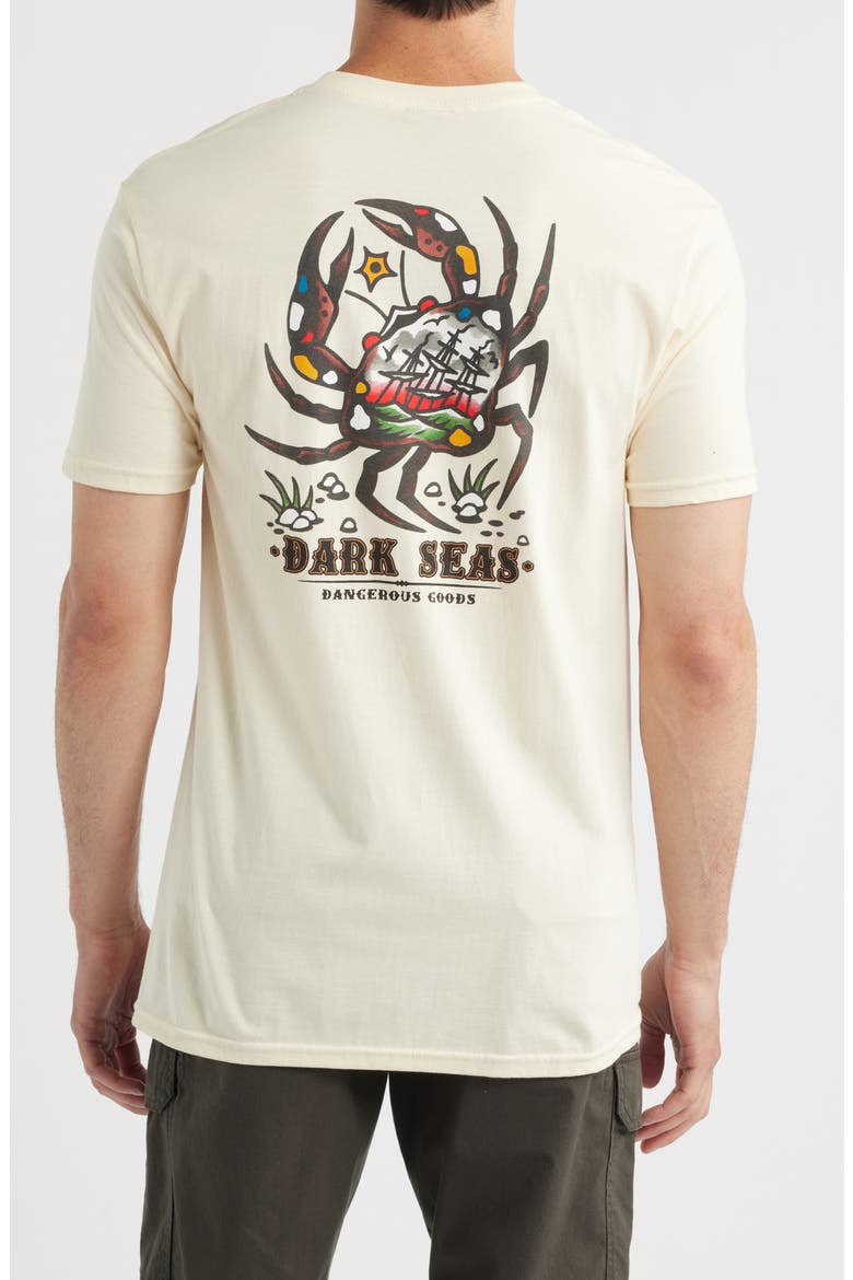 Crab King Graphic T-Shirt, Alternate, color, CREAM