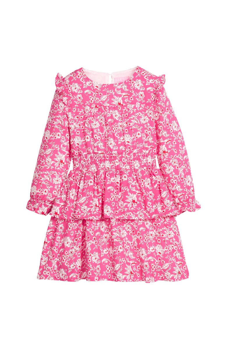 BISBY Kids' Floral Ruffle Carleton Dress, Main, color, 