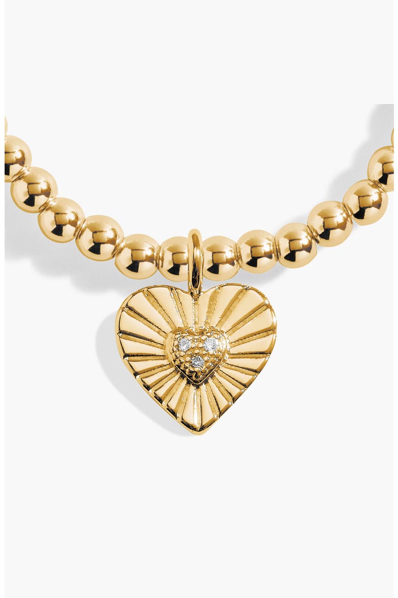 A Little 'Positivity' Bracelet In Gold-Tone Plating, Alternate, color, Metallic Gold