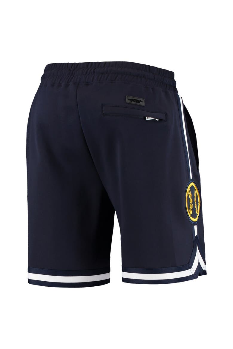 Men's Pro Standard Navy Milwaukee Brewers Team Shorts, Alternate, color, Navy