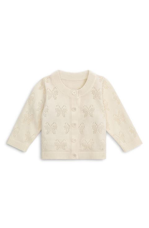 Pointelle Magnetic Cardigan (Baby)