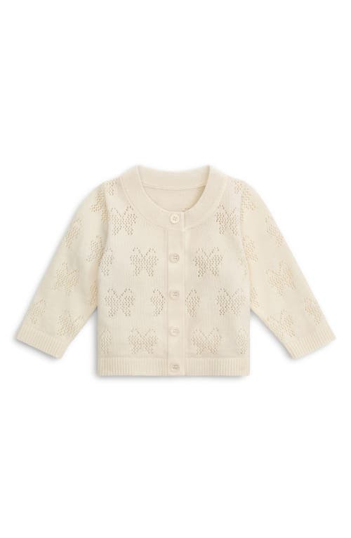 Shop Magnetic Me Pointelle Magnetic Cardigan In White