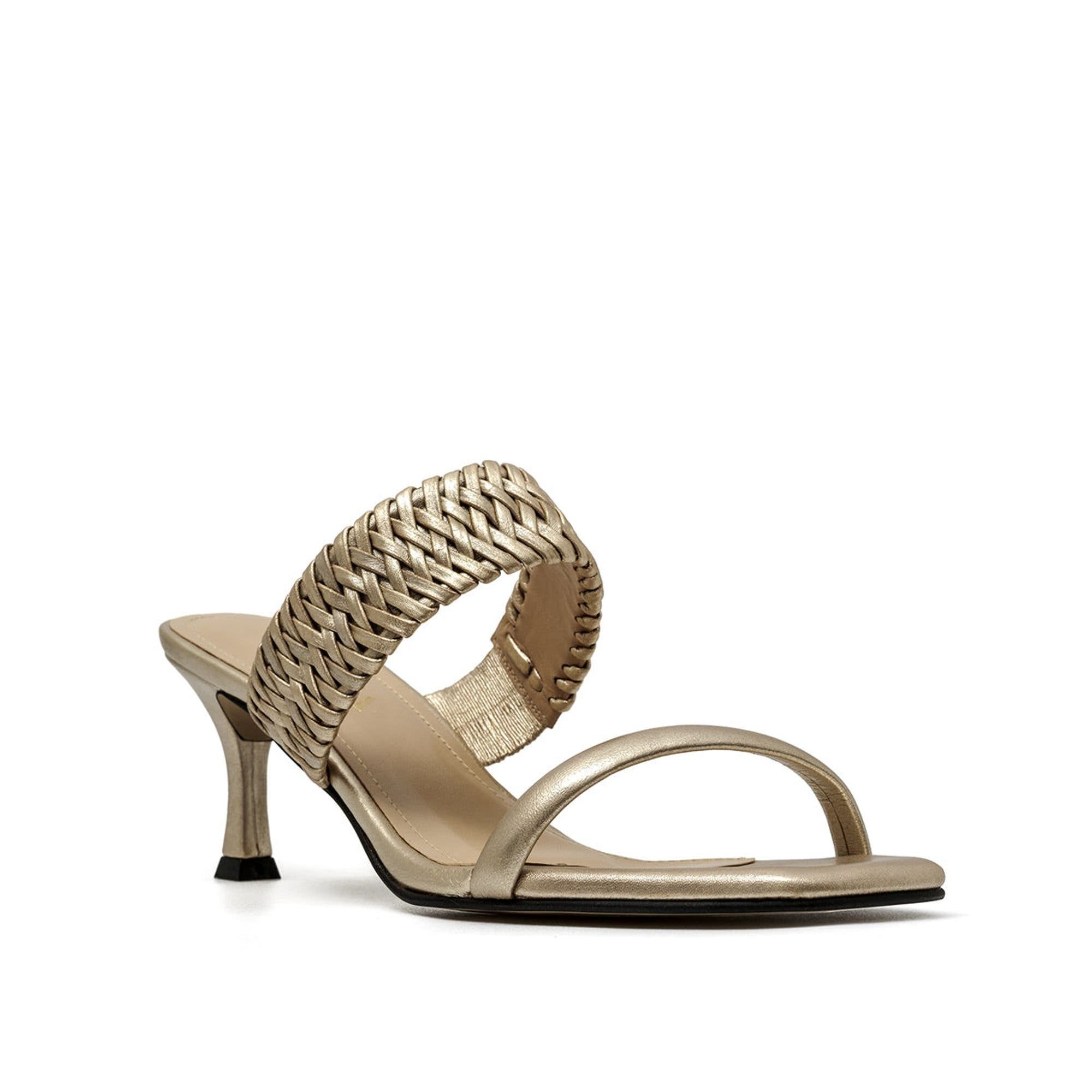 Etta Sandals, Alternate, color, Gold