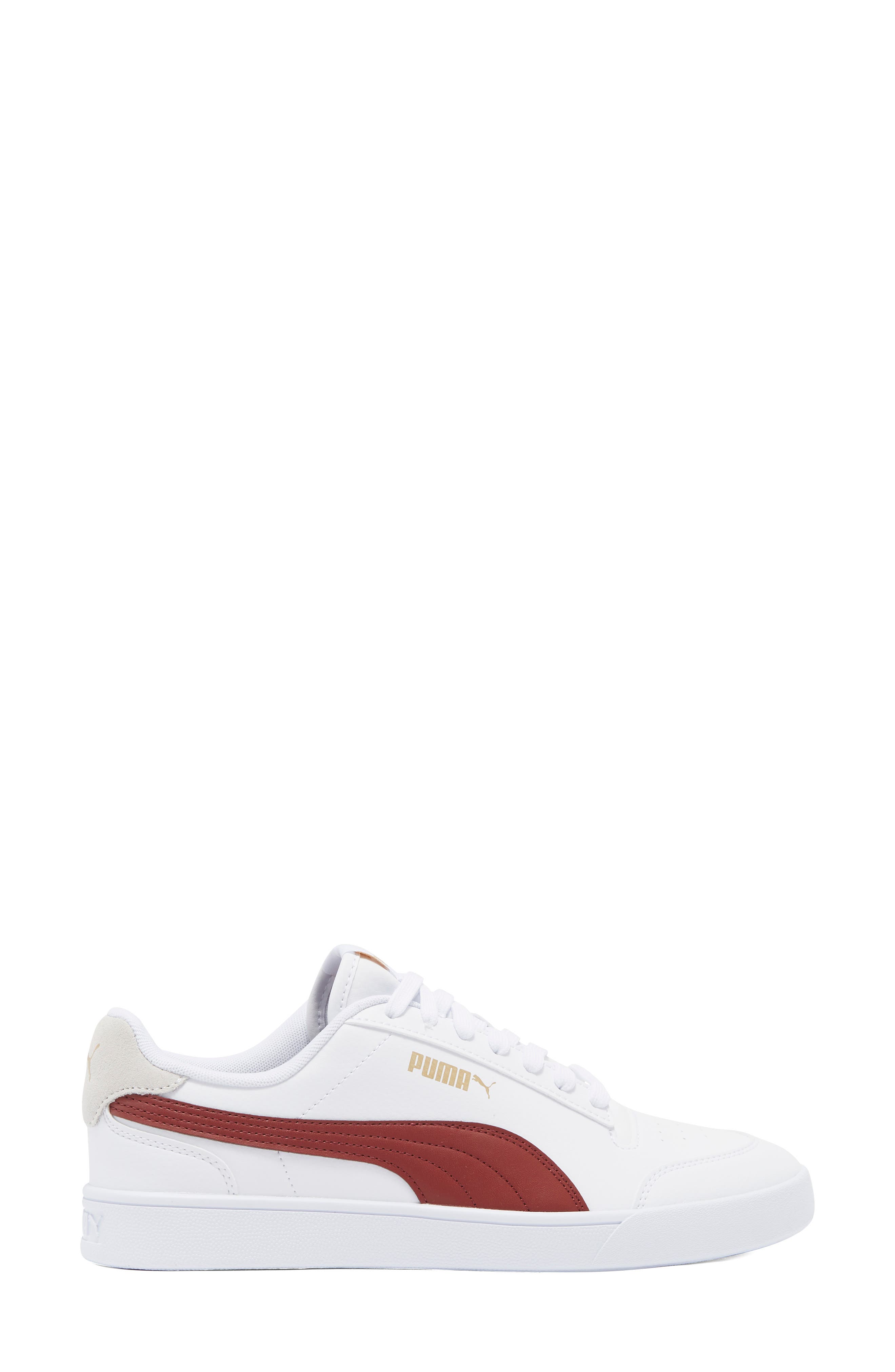 Shuffle Sneaker, Alternate, color, WHITE/ INTENSE RED/ TEAM GOLD
