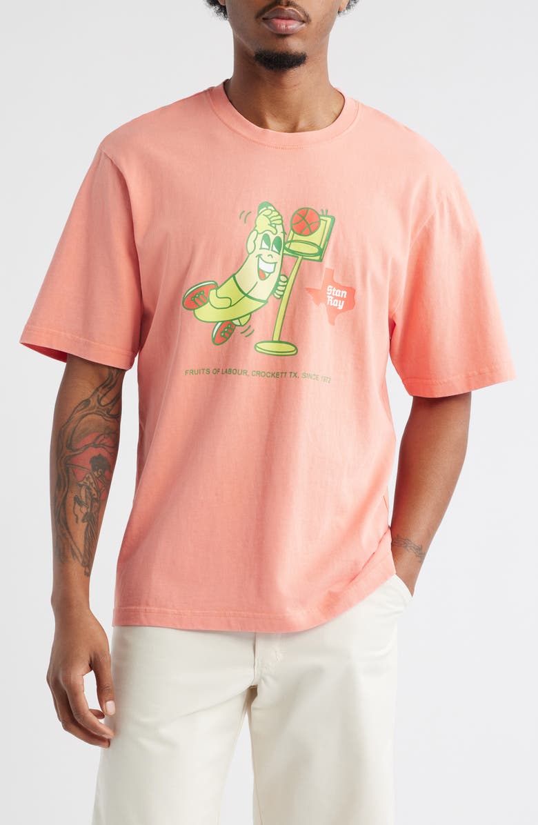 STAN RAY Stan Dunk Cotton Graphic T-Shirt, Main, color, Washed Red