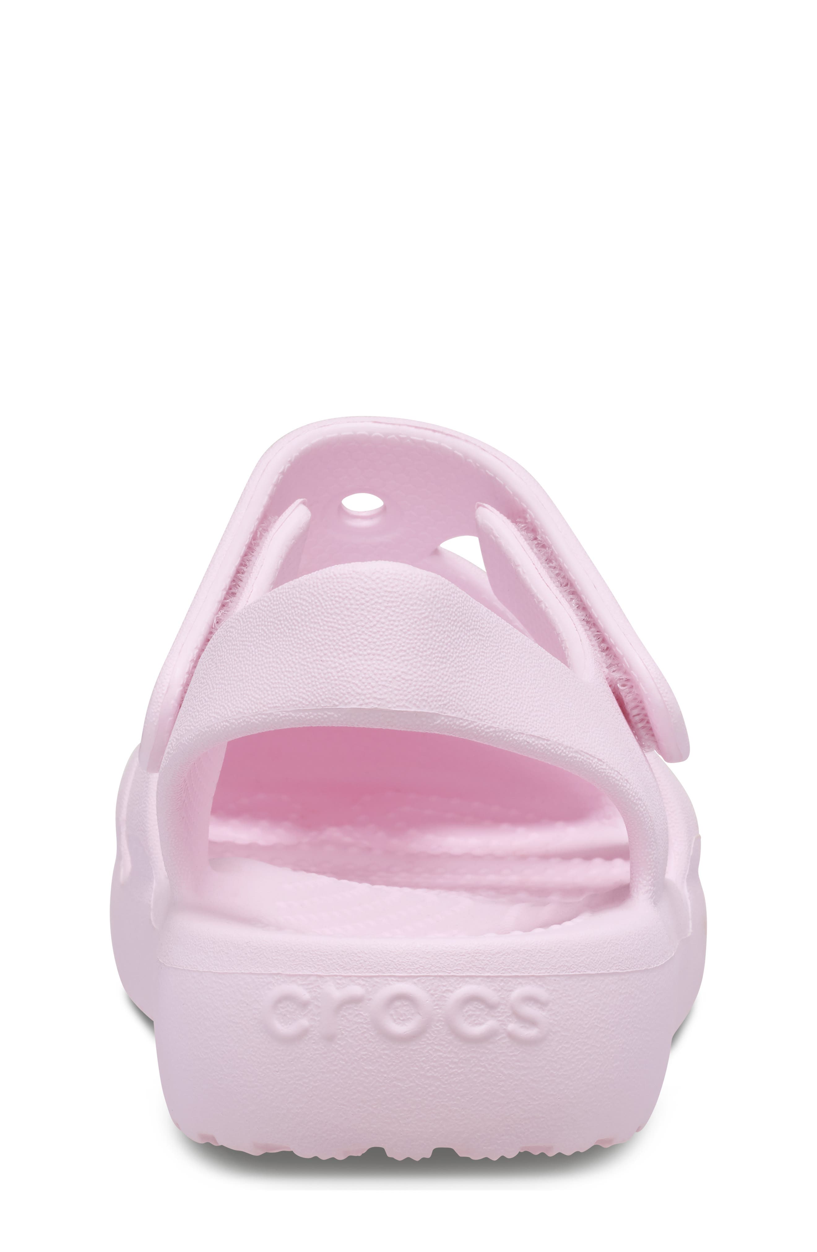 CROCS Kids
 Classic Fisherman Sandal, Alternate, color, Pink Milk