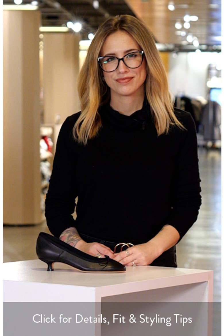 Ballerina Kitten Heel Pump video