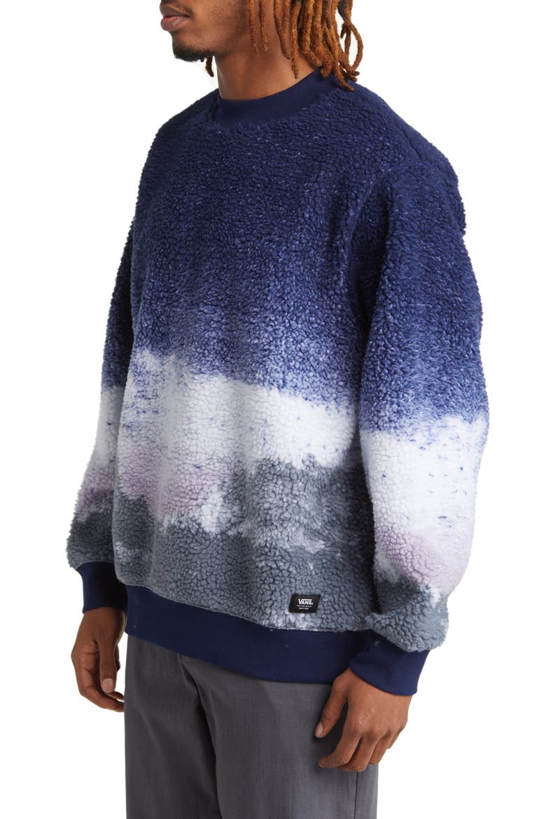 Overlook Fleece Sweatshirt, Alternate, color, DRESS BLUES