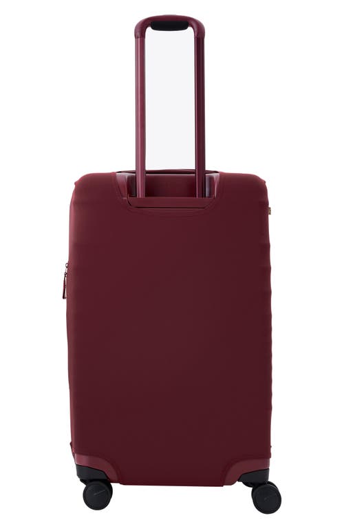 Beis Béis The Medium Check-in Luggage Cover In Burgundy