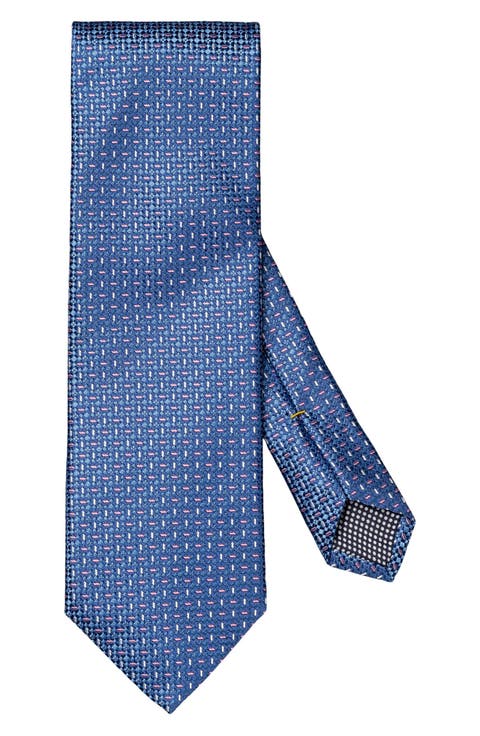 Micropattern Silk Tie